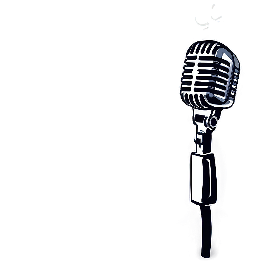 Microphone Silhouette Png 05252024