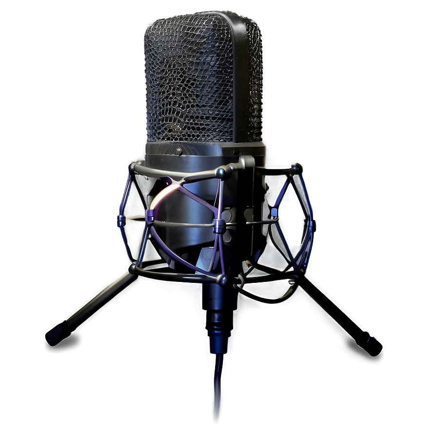 Microphone With Pop Filter Png 04292024