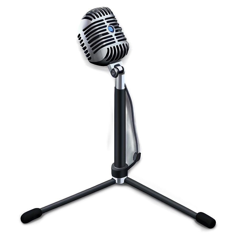 Microphone With Stand Png 04292024