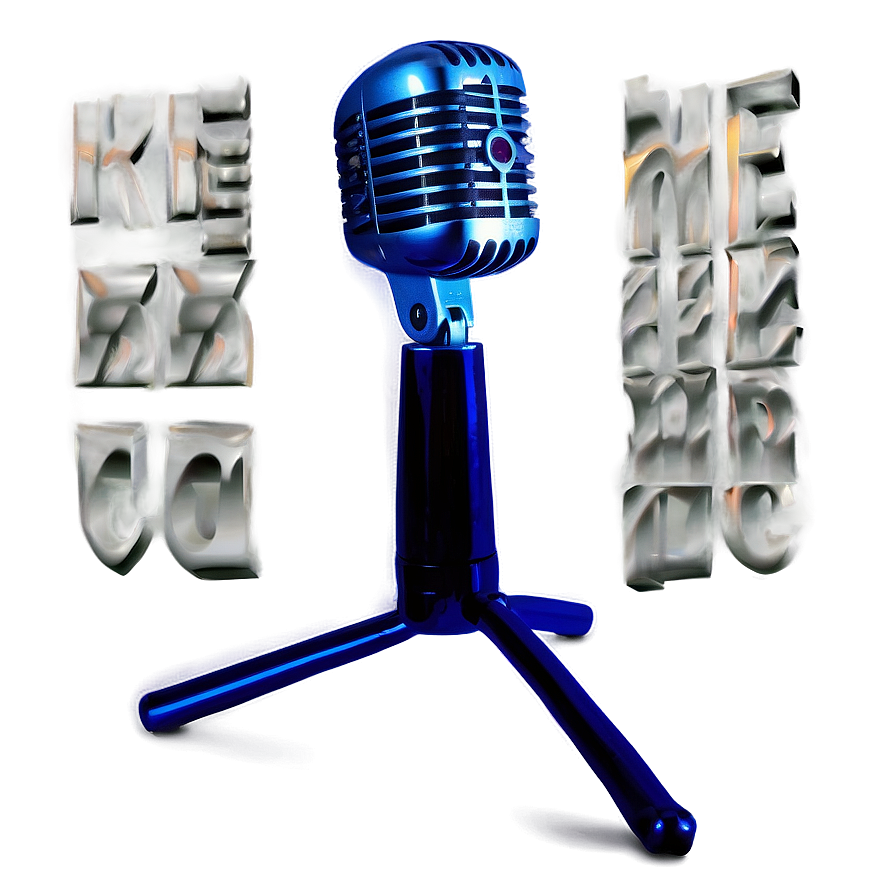 Microphone With Stand Png 04292024