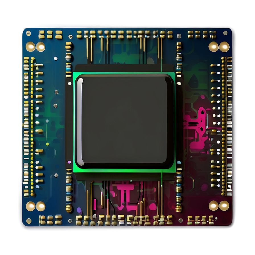 Microprocessor Chip Icon Png 59