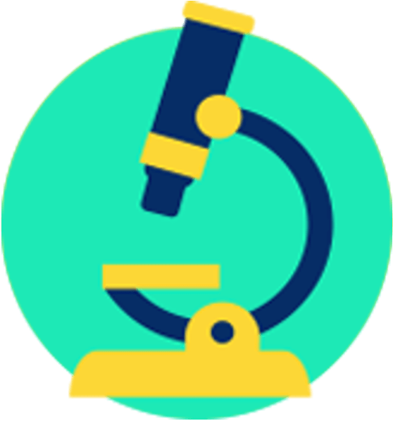 Microscope Icon Biology Research