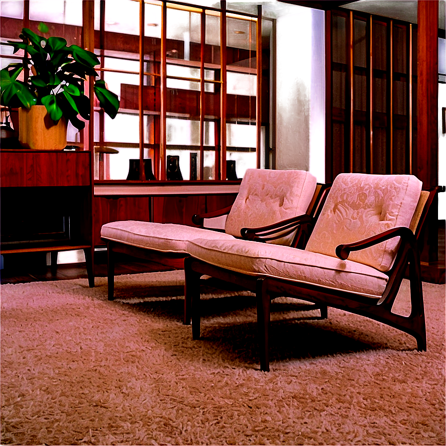 Mid-century Living Room Png 05242024