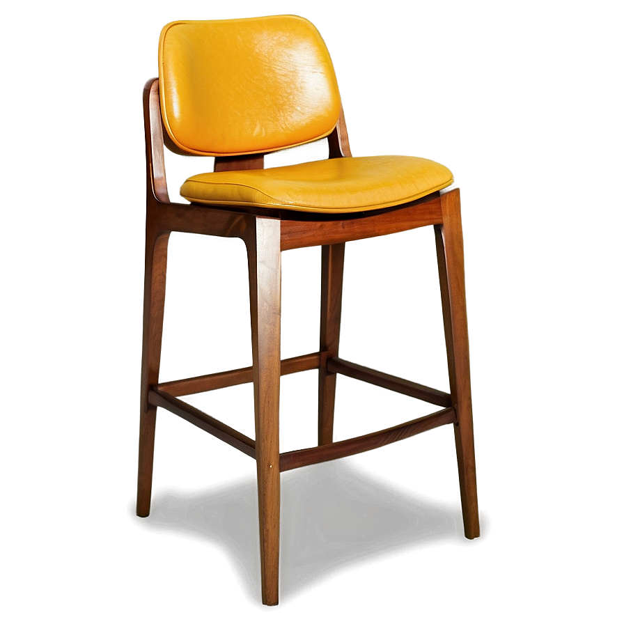 Mid-century Modern Barstool Png Qrv