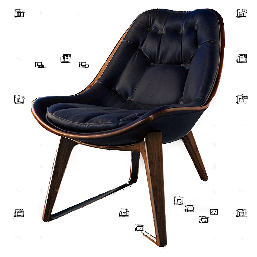 Mid-century Modern Chair Png Jex