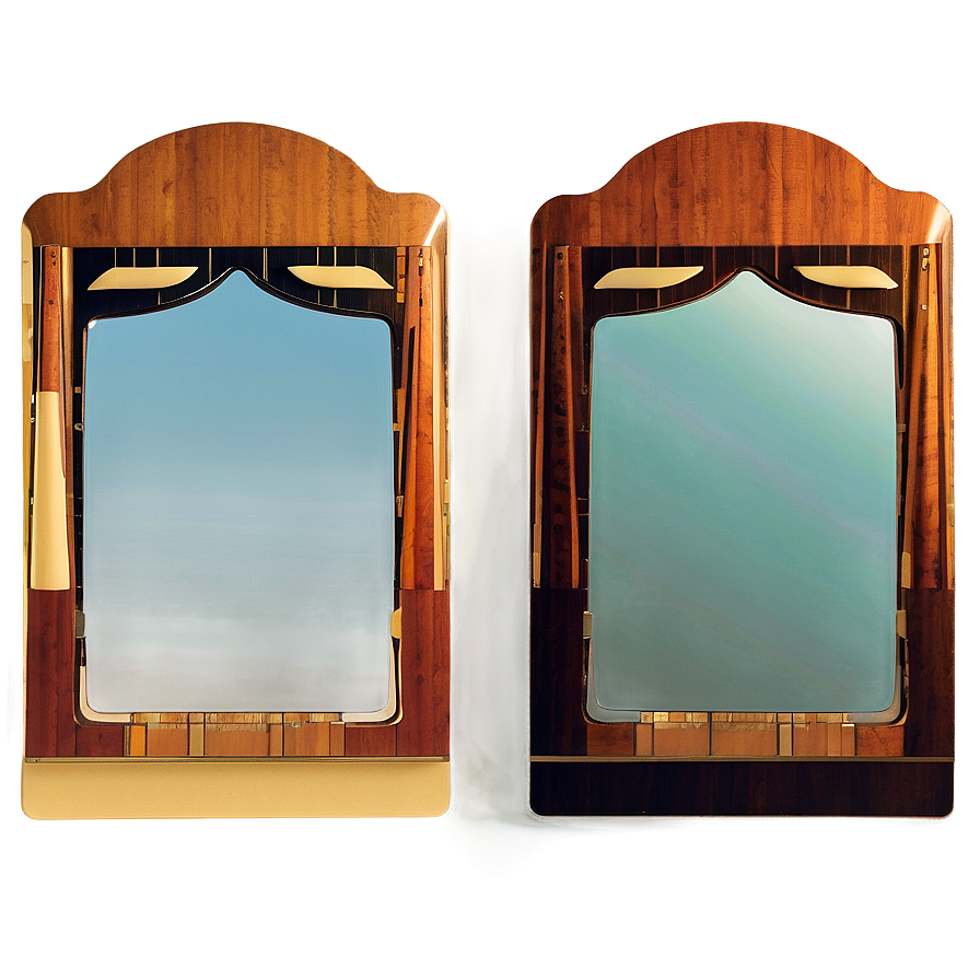 Mid-century Modern Mirror Frame Png 48