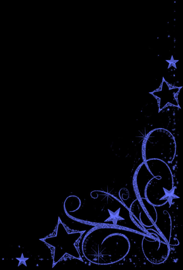 Midnight Blue Star Design