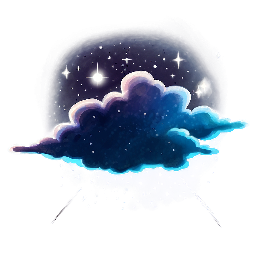 Midnight Stardust Sky Png 86