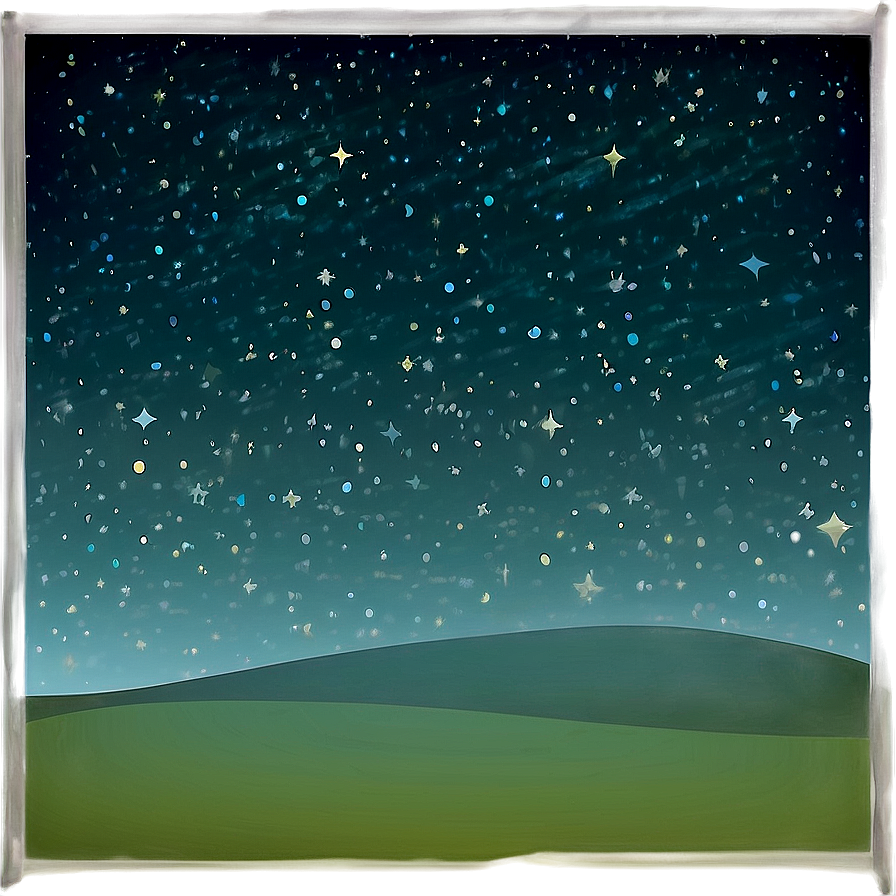 Midnight Starry Sky Background Png 06252024