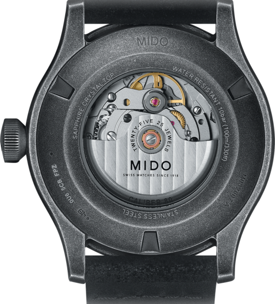 Mido Watch Movement Exposure