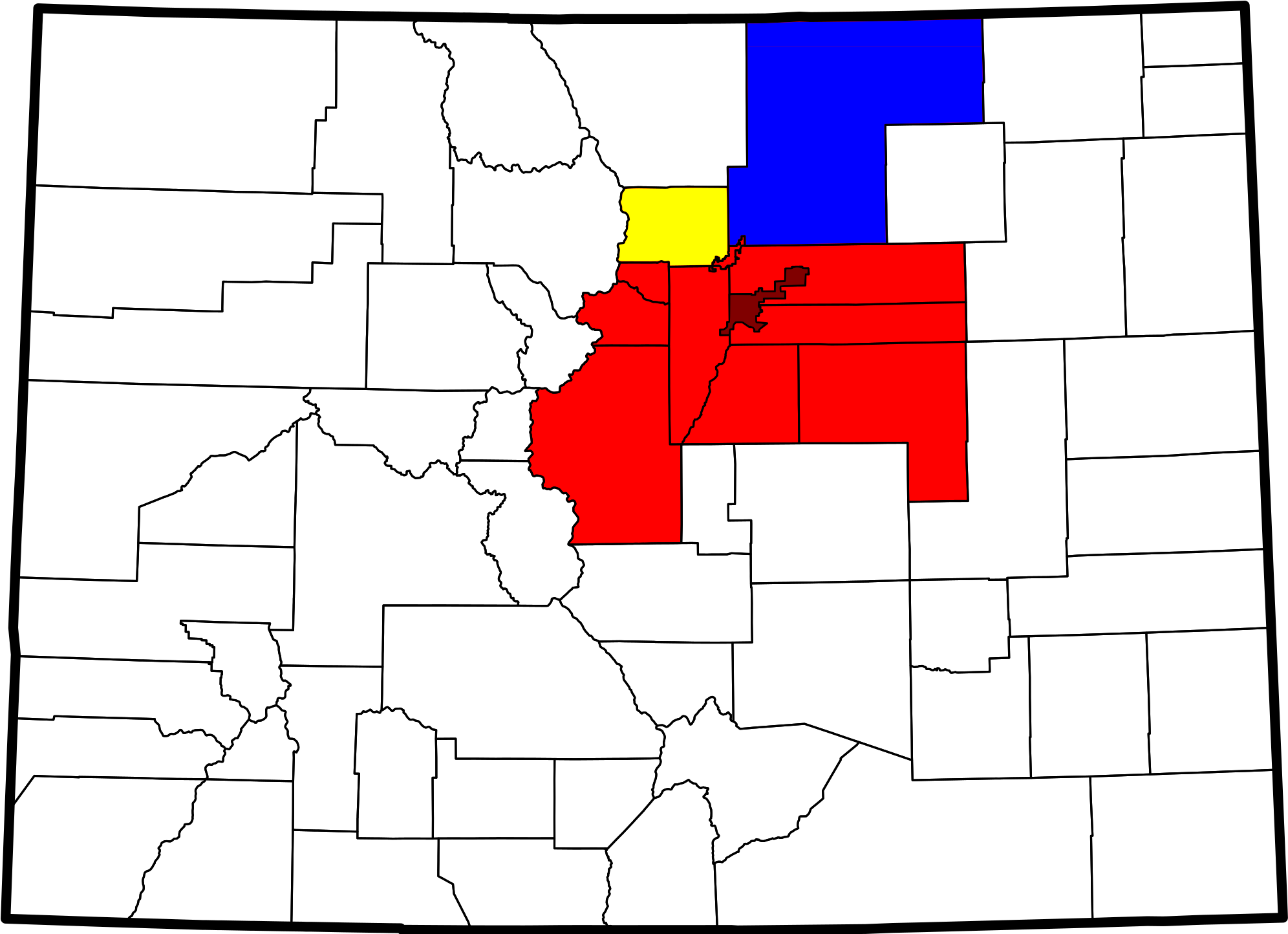 Midwest_ U S A_ Map_ Color_ Coded_ Regions