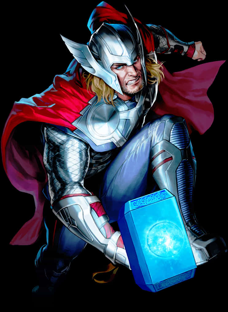 Mighty Thor With Mjolnir