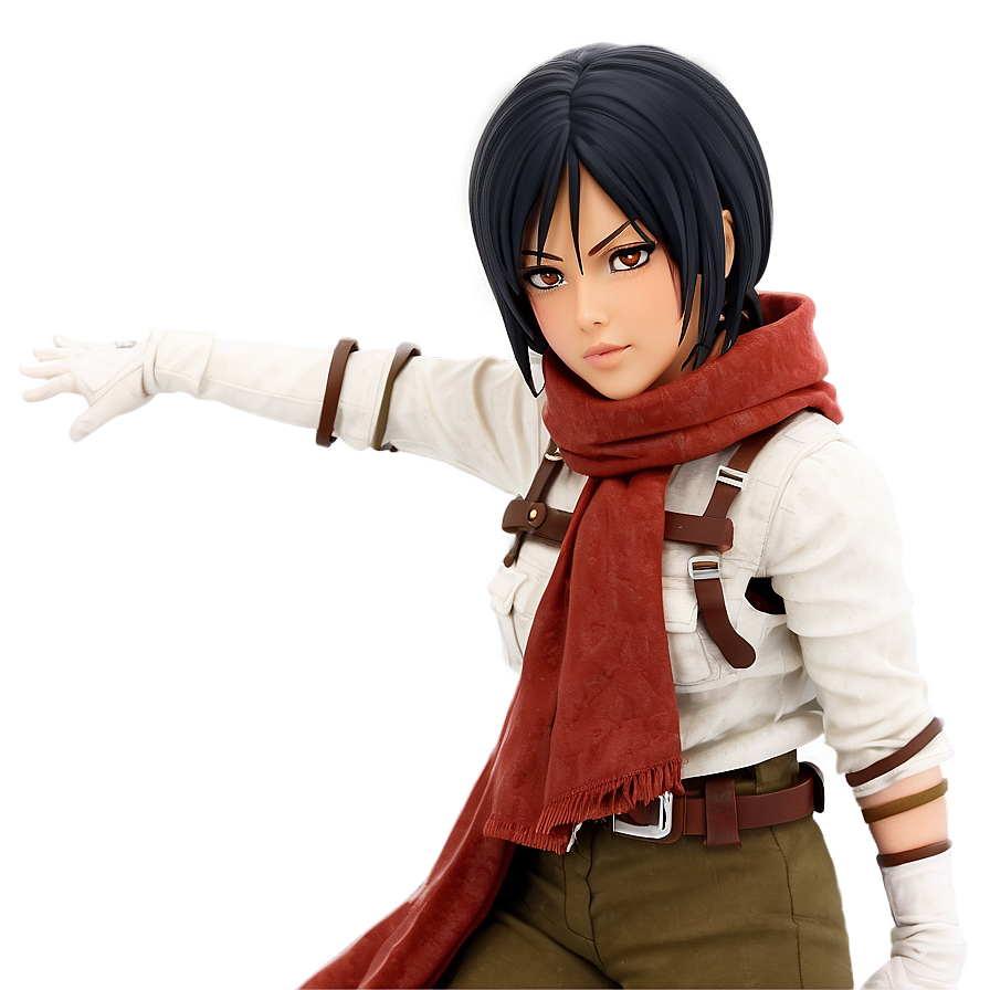 Mikasa Ackerman Action Pose Png 05062024