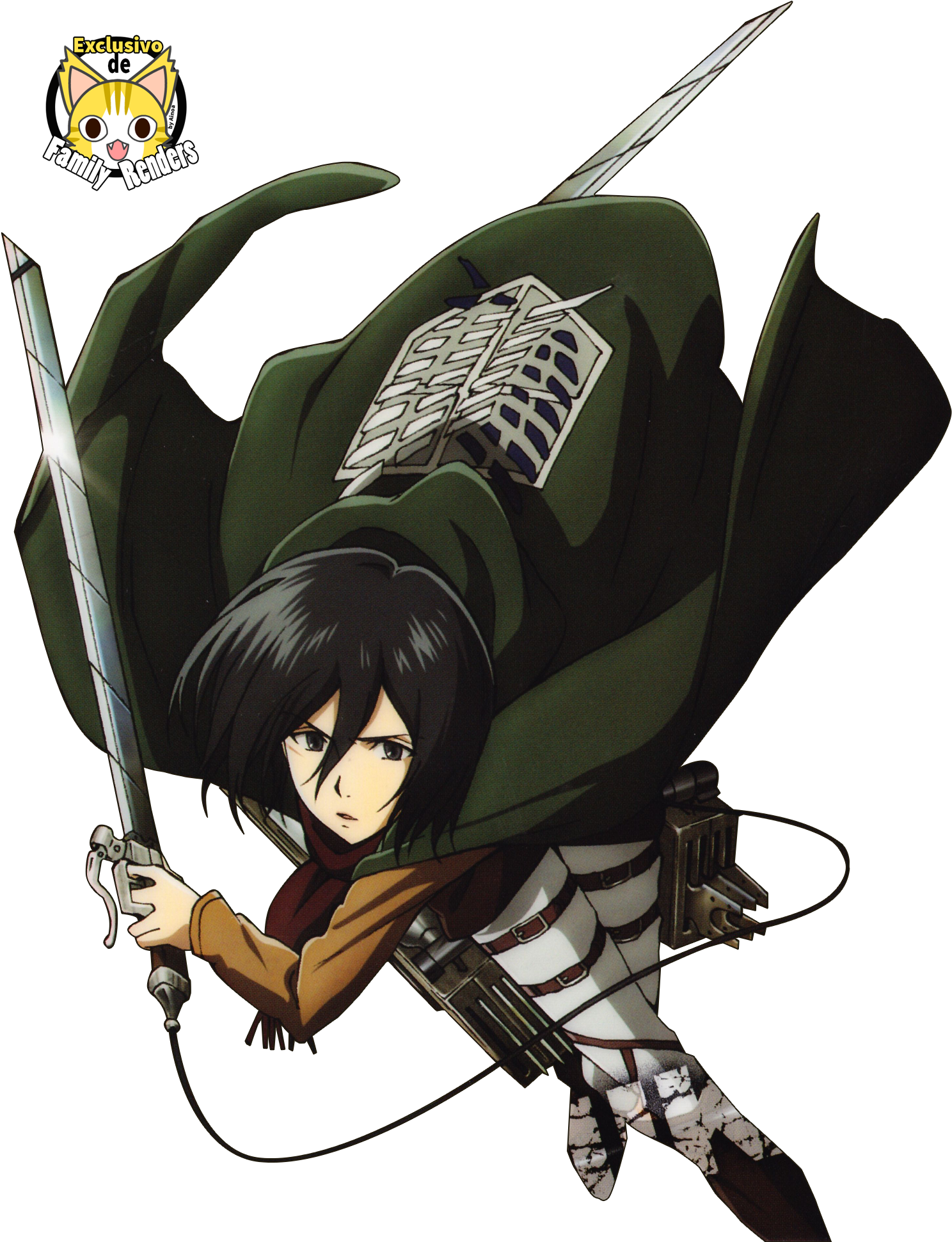 Mikasa Ackerman Action Pose