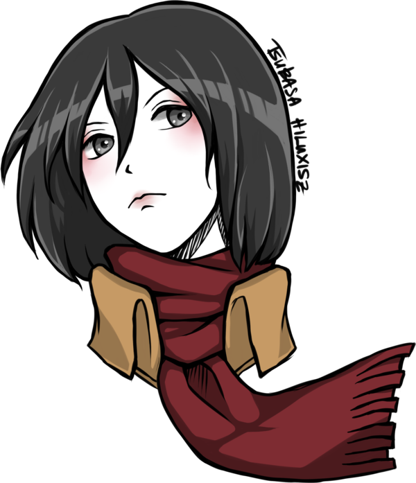 Mikasa Ackerman Anime Portrait