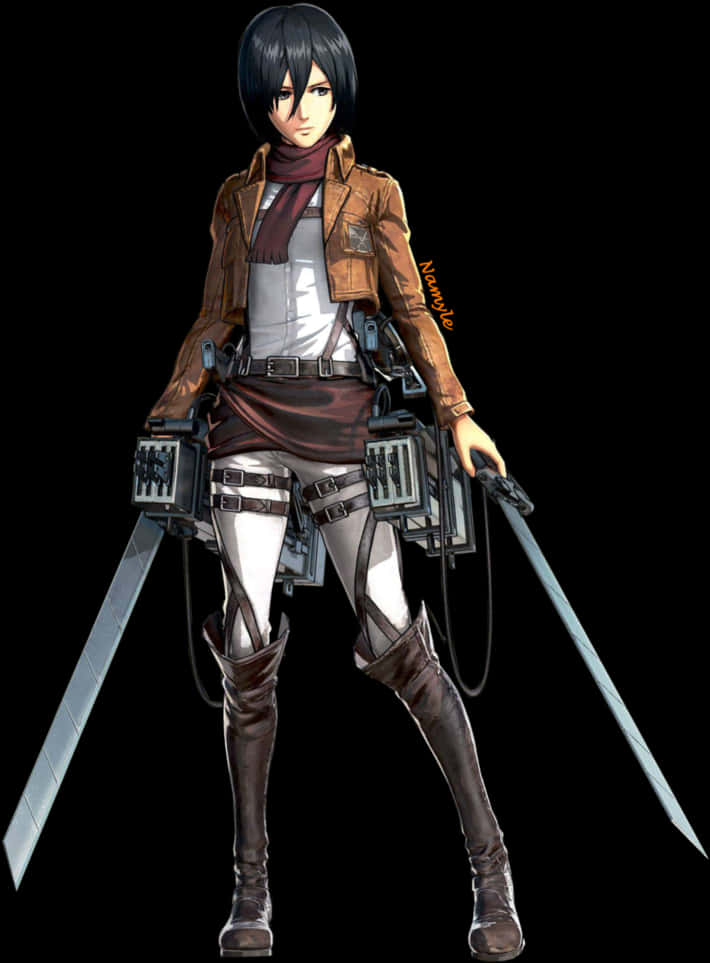 Mikasa Ackerman Attackon Titan Character