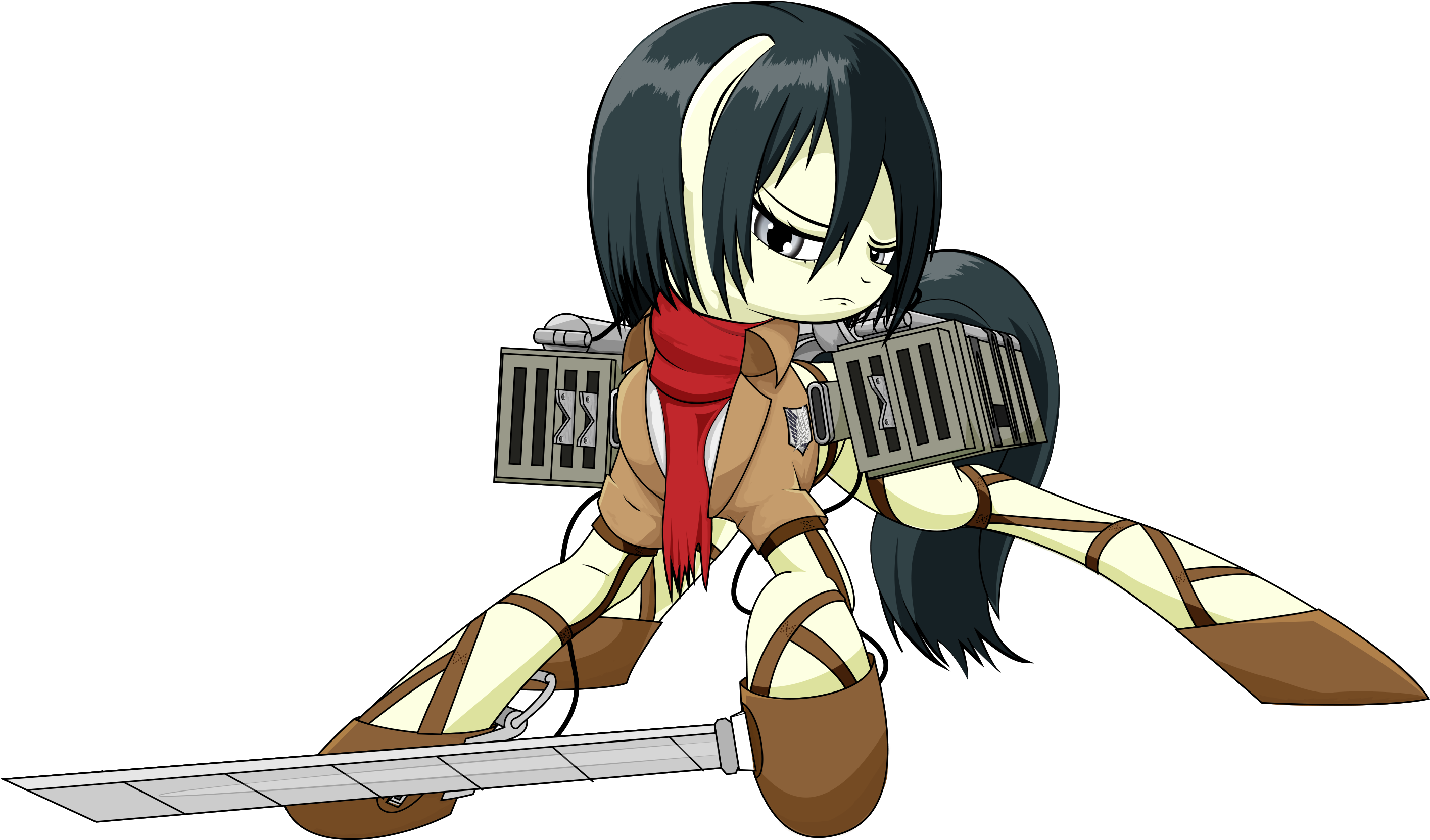 Mikasa Ackerman Readyfor Battle