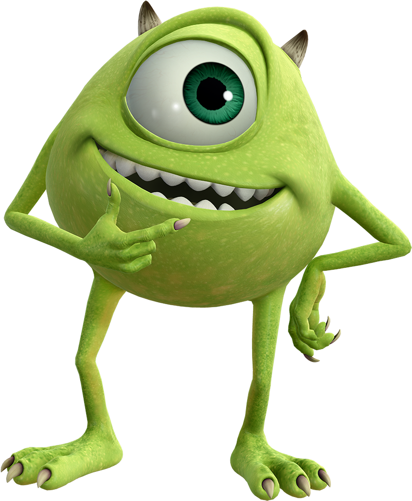 Mike Wazowski Smiling Pose