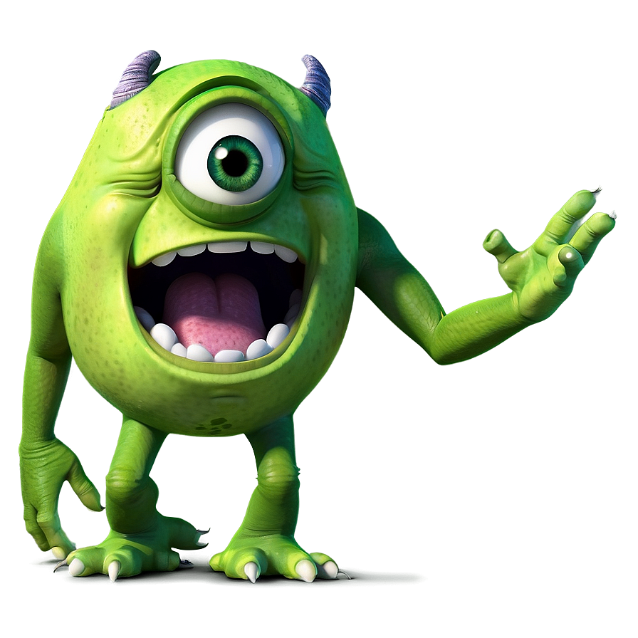 Mike Wazowski With Microphone Png Yjc