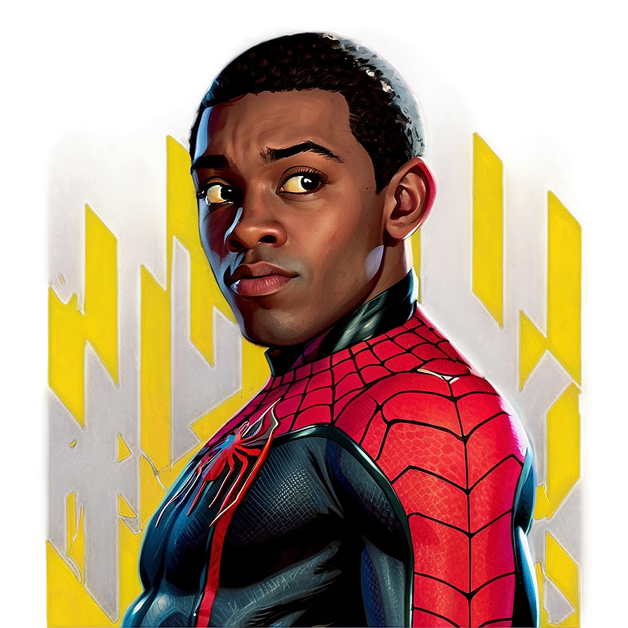 Miles Morales Close-up Png 05032024