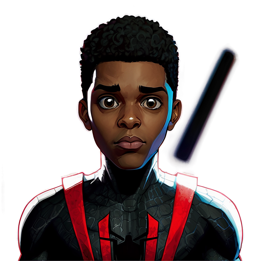 Miles Morales Comic Style Png Qpy1