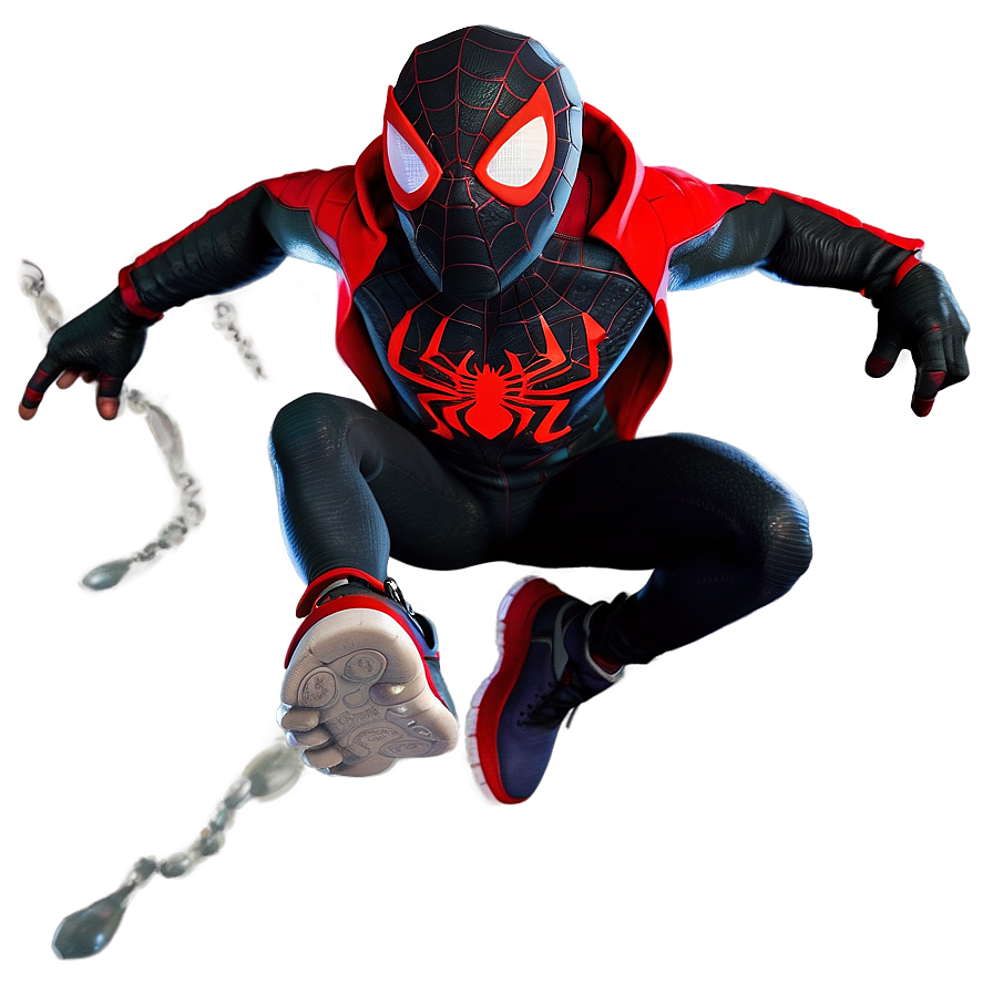 Miles Morales Jumping Png 43