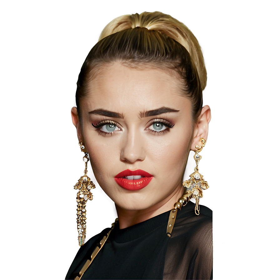 Miley Cyrus Makeup Look Png Uia