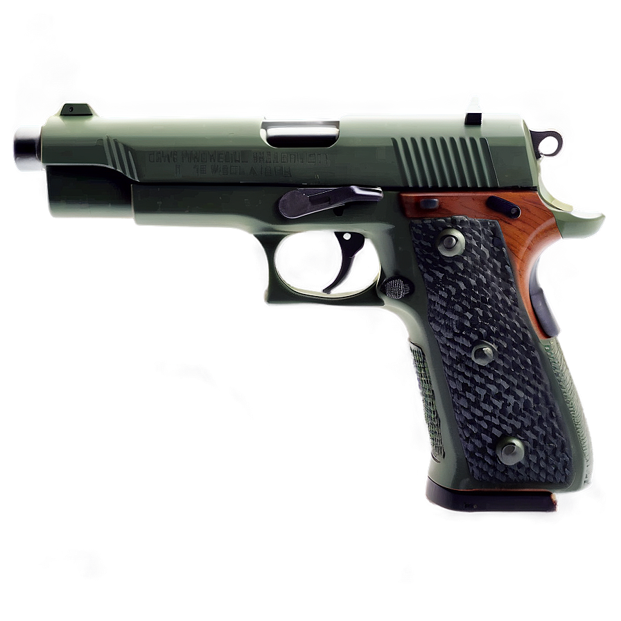 Military Handgun Png 53