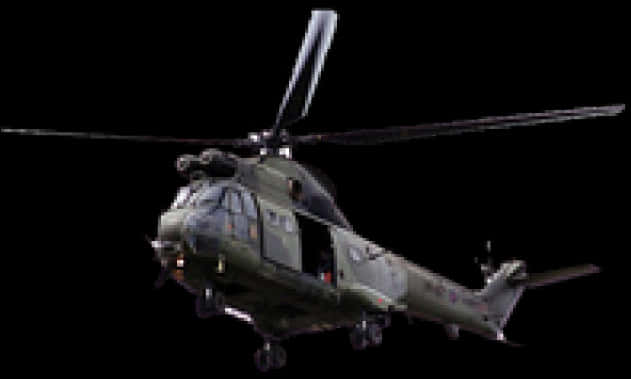 Military_ Helicopter_in_ Flight