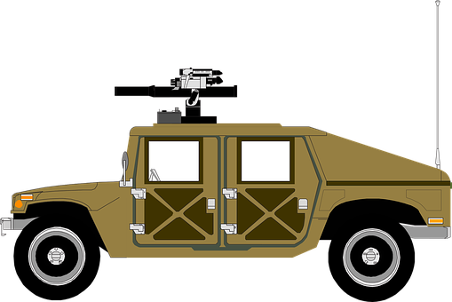 Military_ Humvee_ Vector_ Illustration