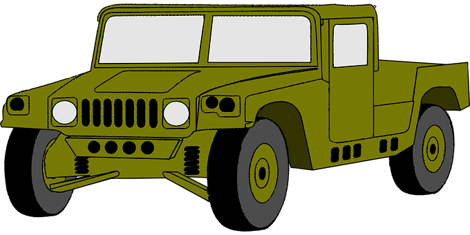 Military Jeep Illustration