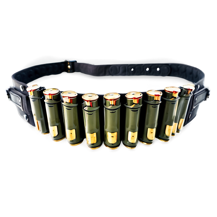 Military-style Bullet Belt Png Mgh