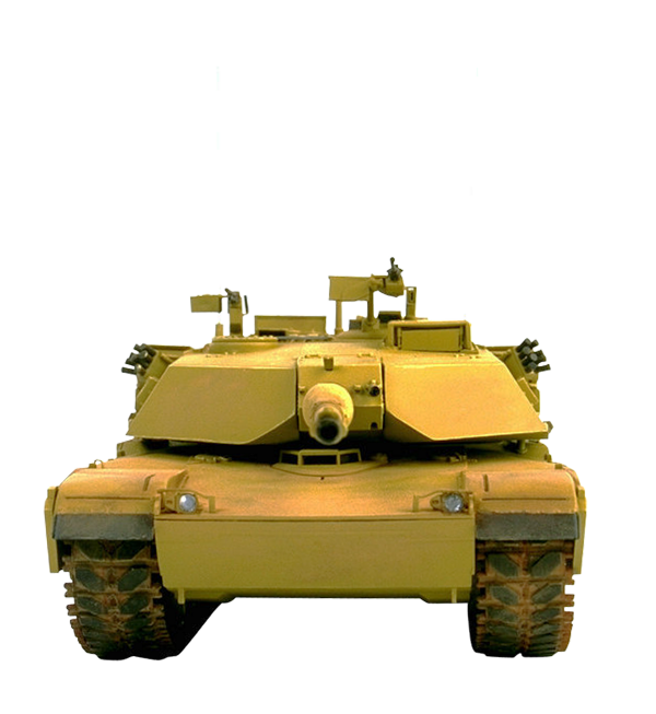 Military Tank Isolatedon Background