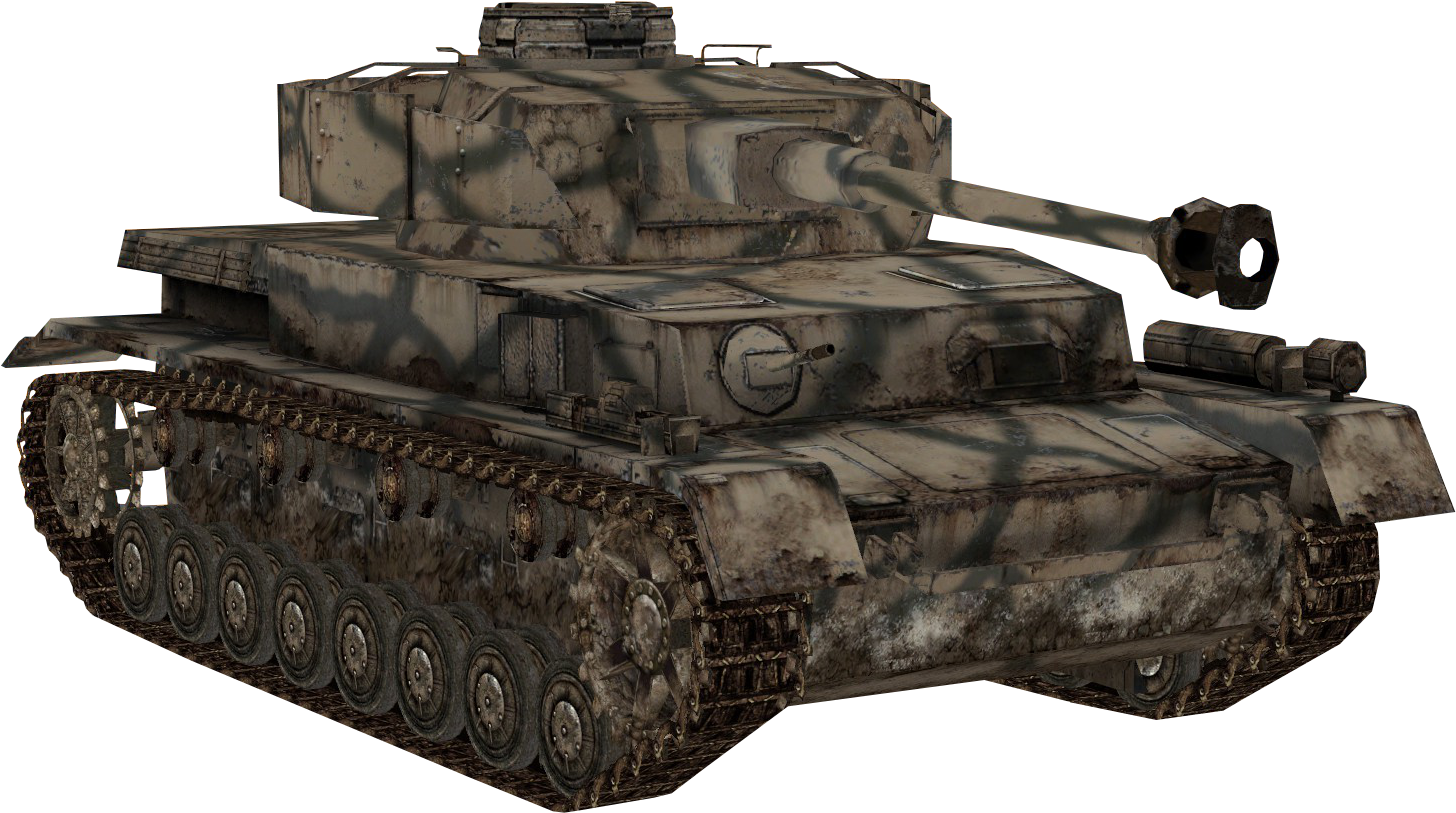 Military Tank Isolatedon Transparent Background