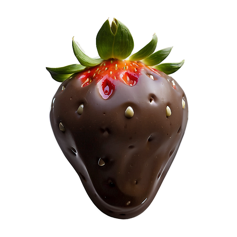 Milk Chocolate Strawberry Png Cap35