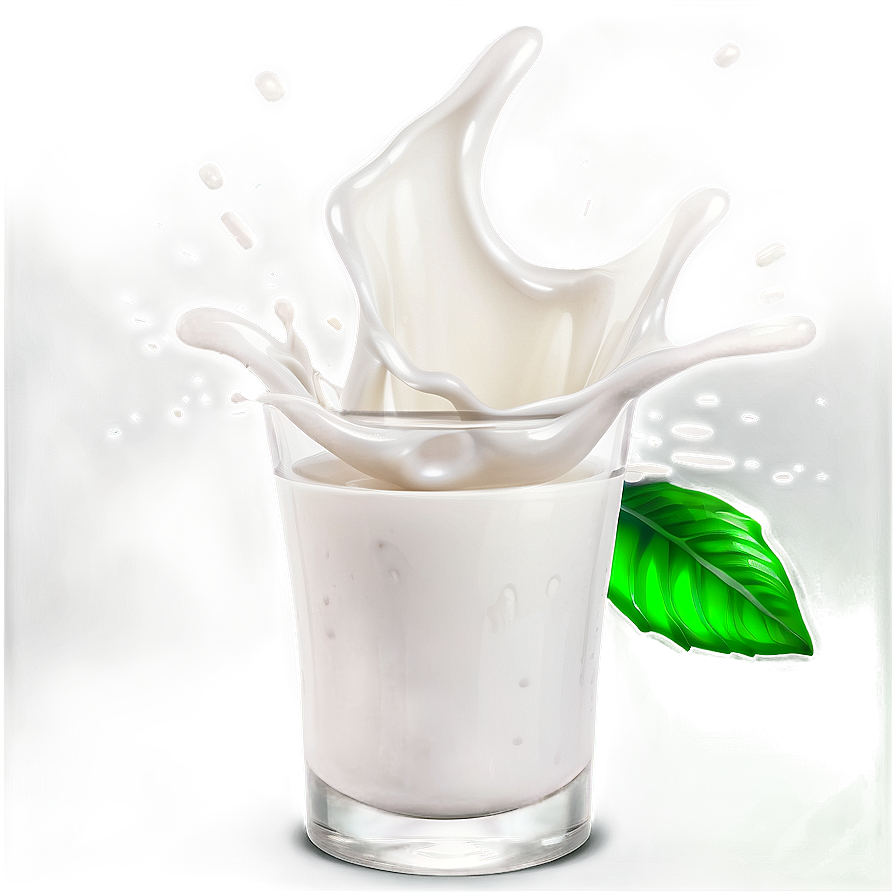 Milk Splash Art Png 05252024