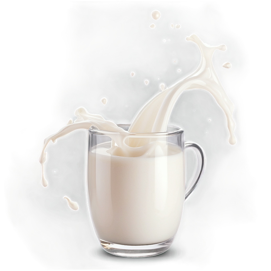 Milk Splash In Cup Png Nll35