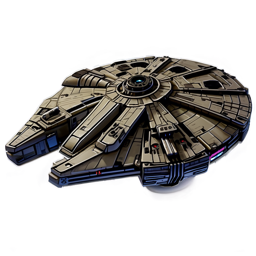 Millennium Falcon At Night Png 41