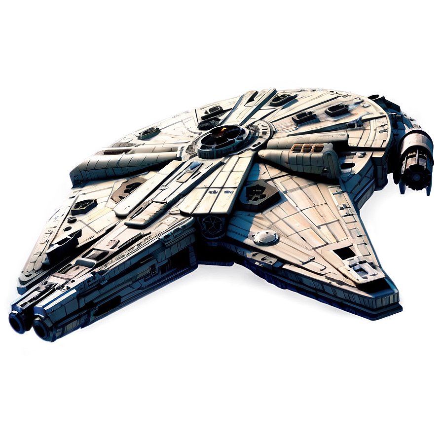 Millennium Falcon Chase Scene Png 06122024