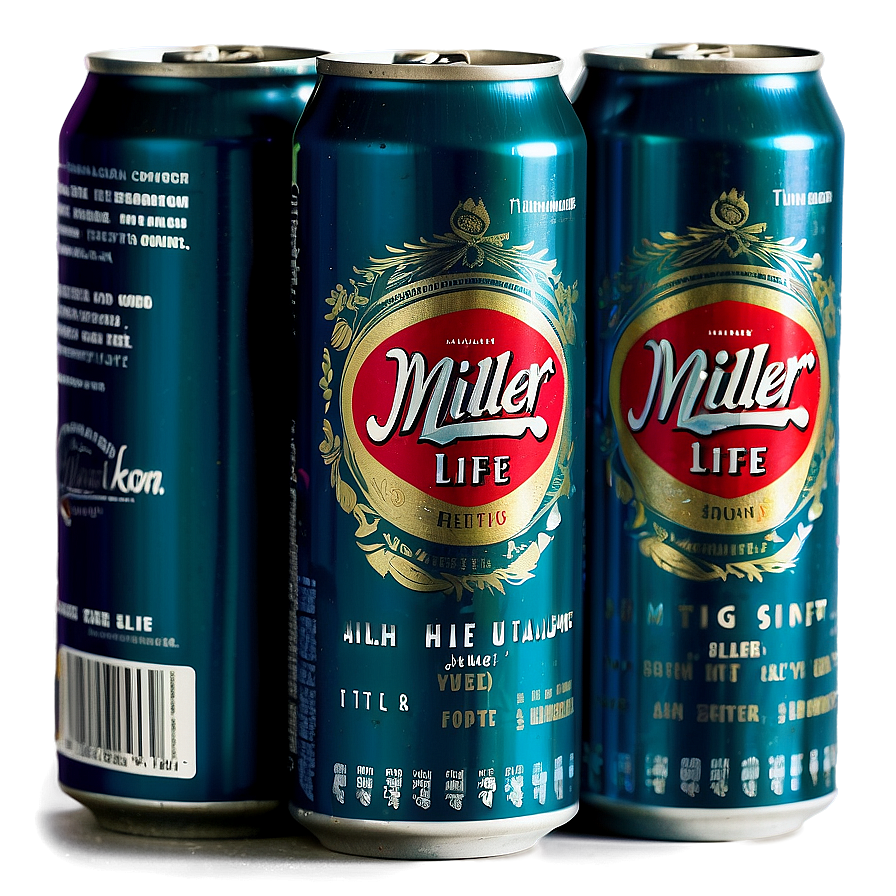 Miller High Life Beer Can Png 06272024