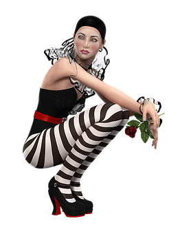 Mime Artist3 D Rendering