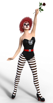 Mime Artistwith Rose