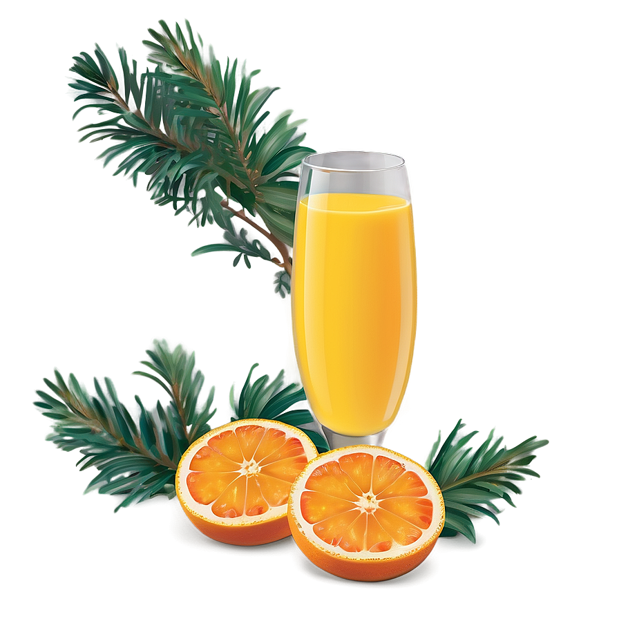 Mimosa With Fresh Squeezed Orange Juice Png Swg28