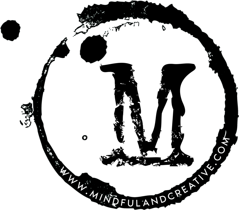 Mindful And Creative Coffee Stain Logo