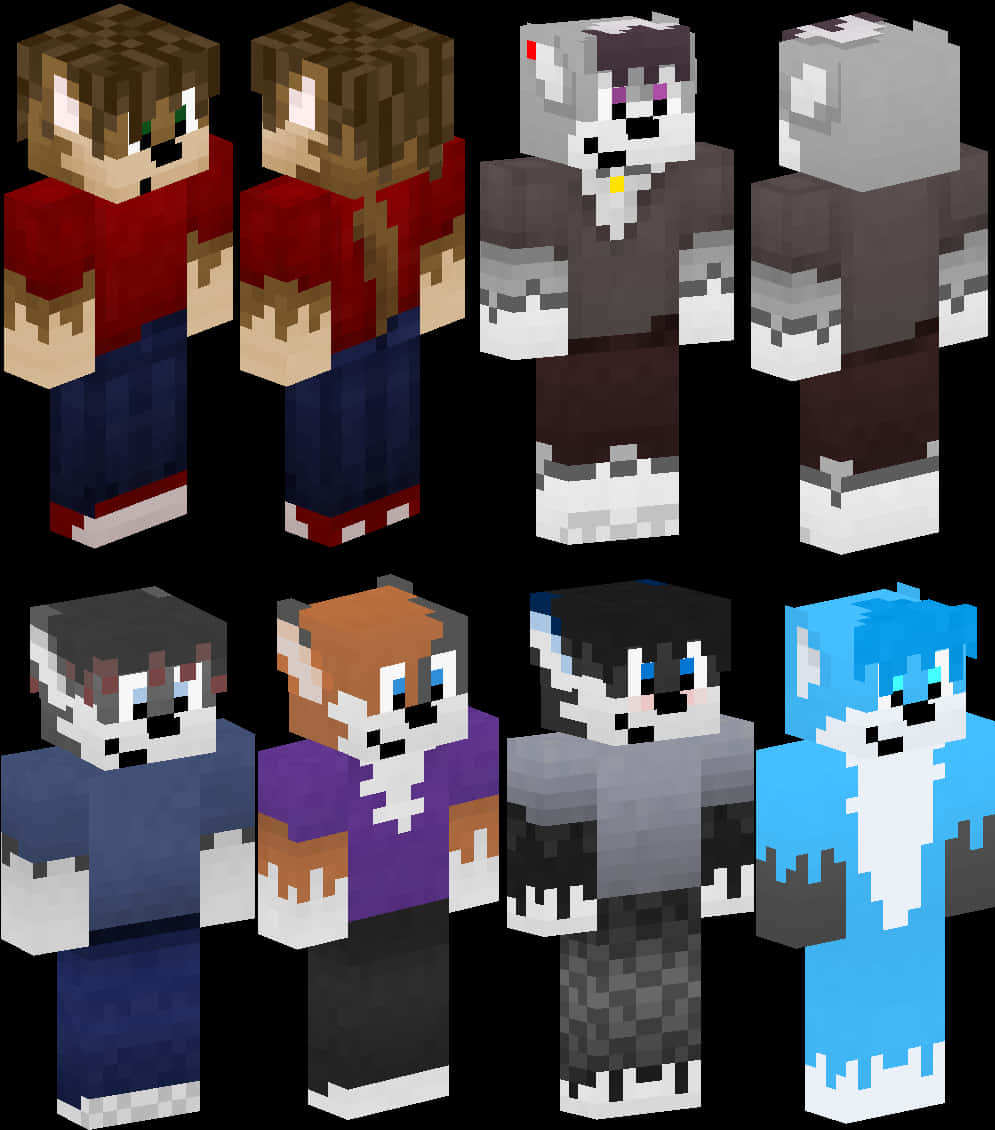 Minecraft_ Animal_ Costume_ Skins