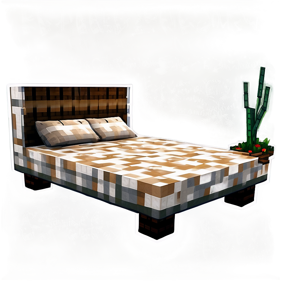 Minecraft Bed Concept Png 23