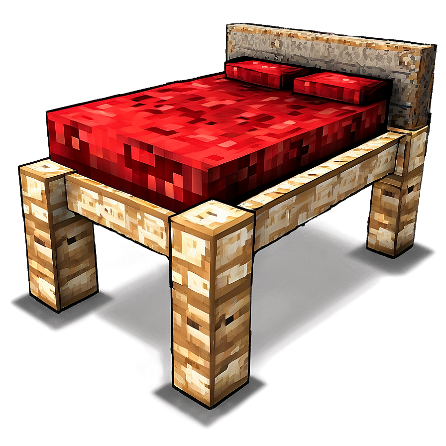 Minecraft Bed Frame Png 25