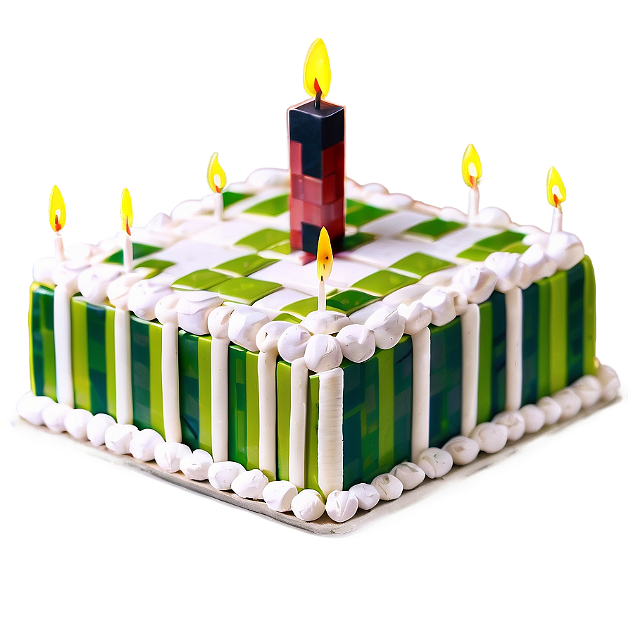 Minecraft Birthday Cake Png 28