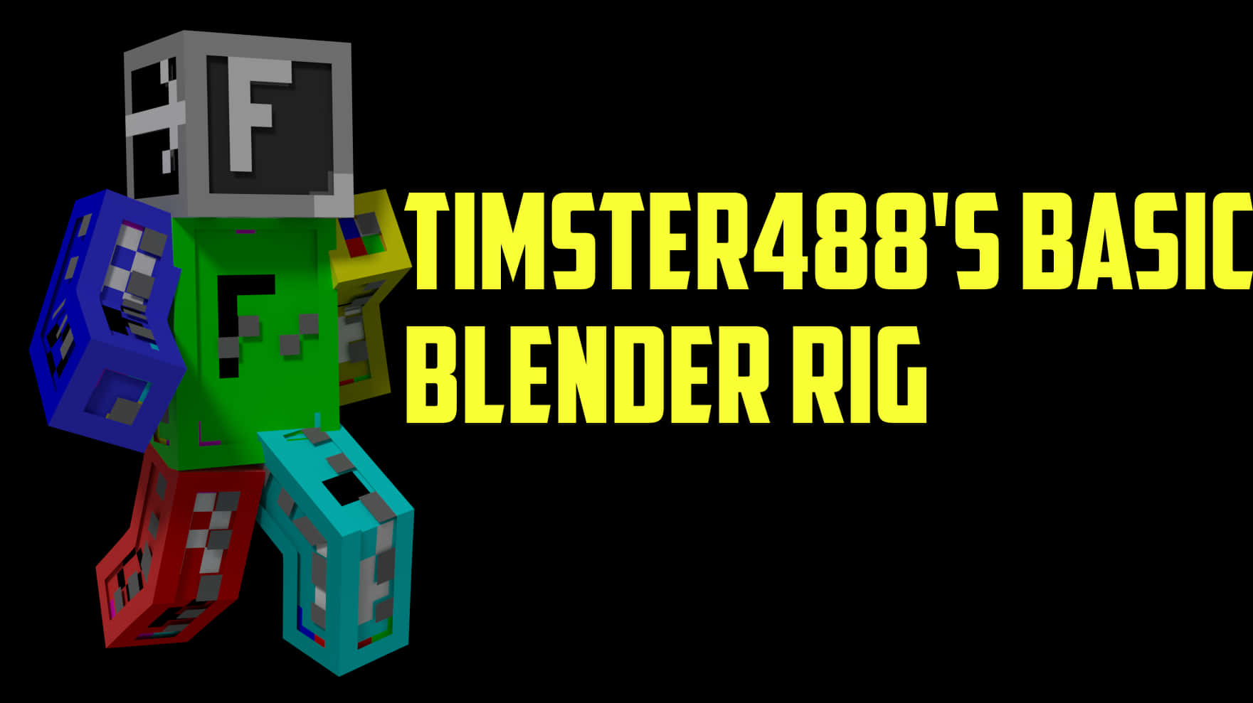 Minecraft Blender Rig Promotion