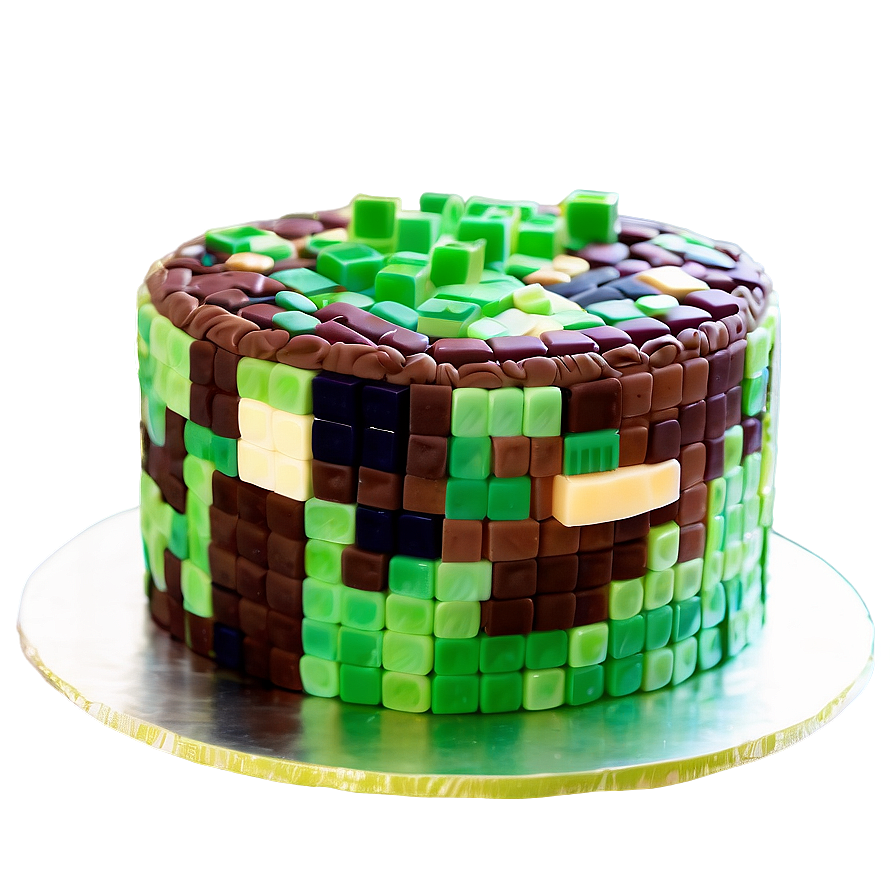 Minecraft Cake Edible Image Png 06132024